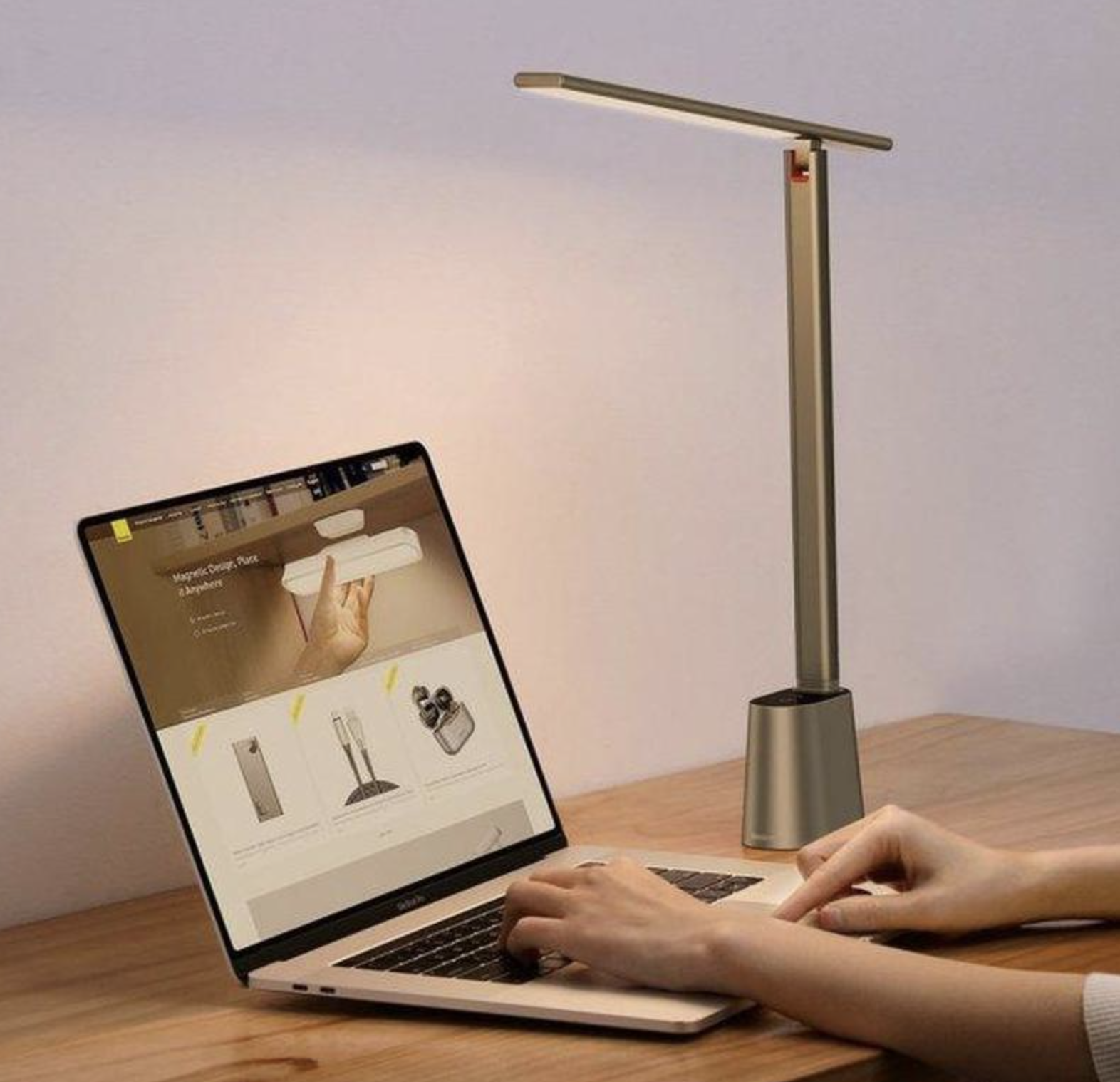 Настільна лампа LED Baseus Smart Eye Foldable Desk Lamp: сучасне рішення у вашому робочому просторі